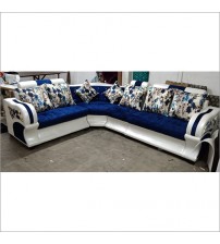 Italic Dark Blue 6 Seater Sofa